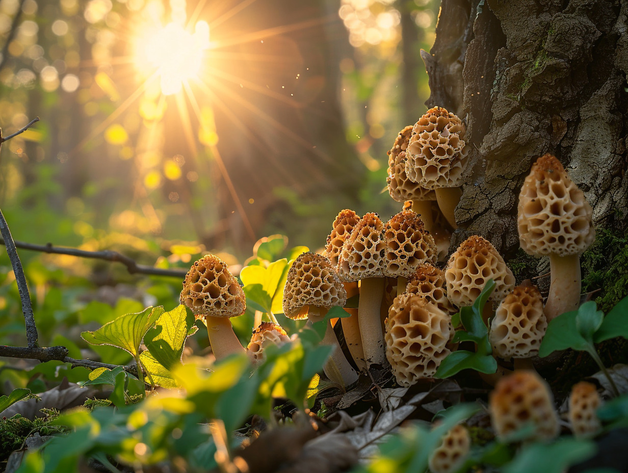 morilles printemps